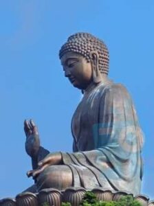 Meditating Statue